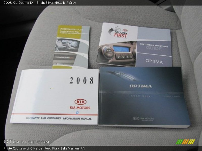 Bright Silver Metallic / Gray 2008 Kia Optima LX