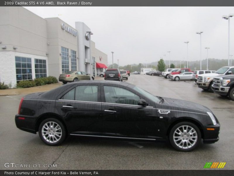 Black Raven / Ebony 2009 Cadillac STS 4 V6 AWD