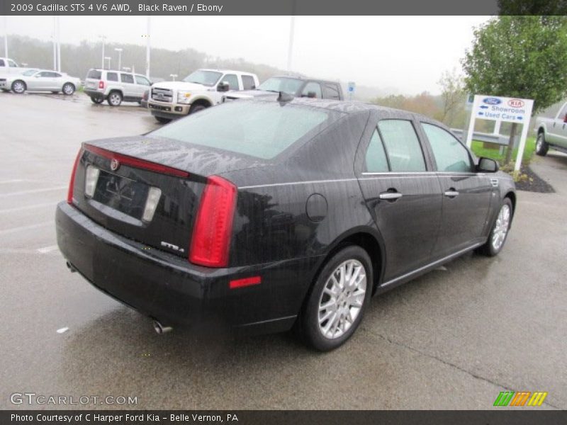 Black Raven / Ebony 2009 Cadillac STS 4 V6 AWD