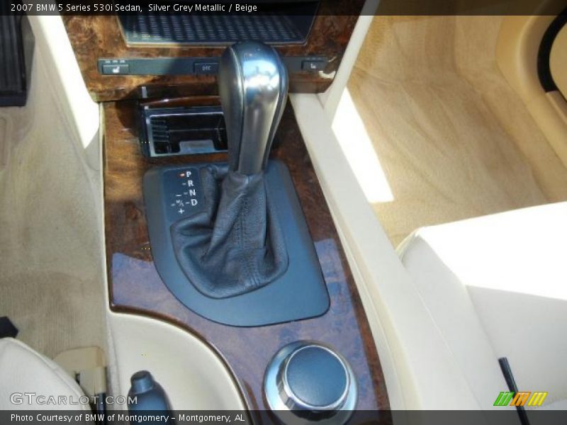 Silver Grey Metallic / Beige 2007 BMW 5 Series 530i Sedan