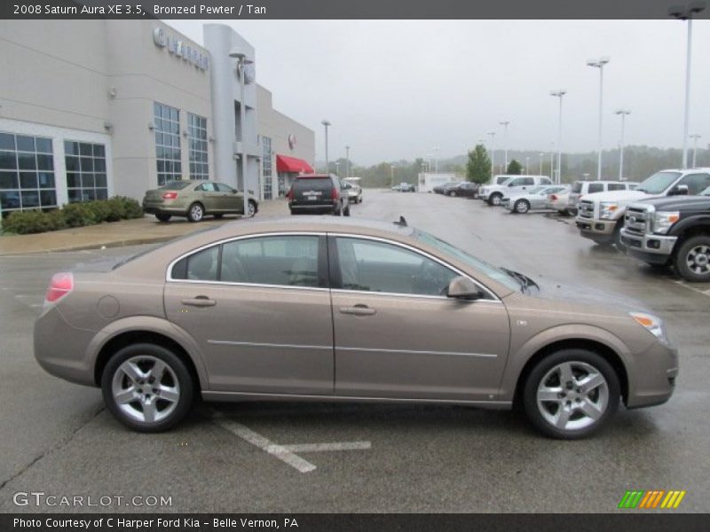 Bronzed Pewter / Tan 2008 Saturn Aura XE 3.5