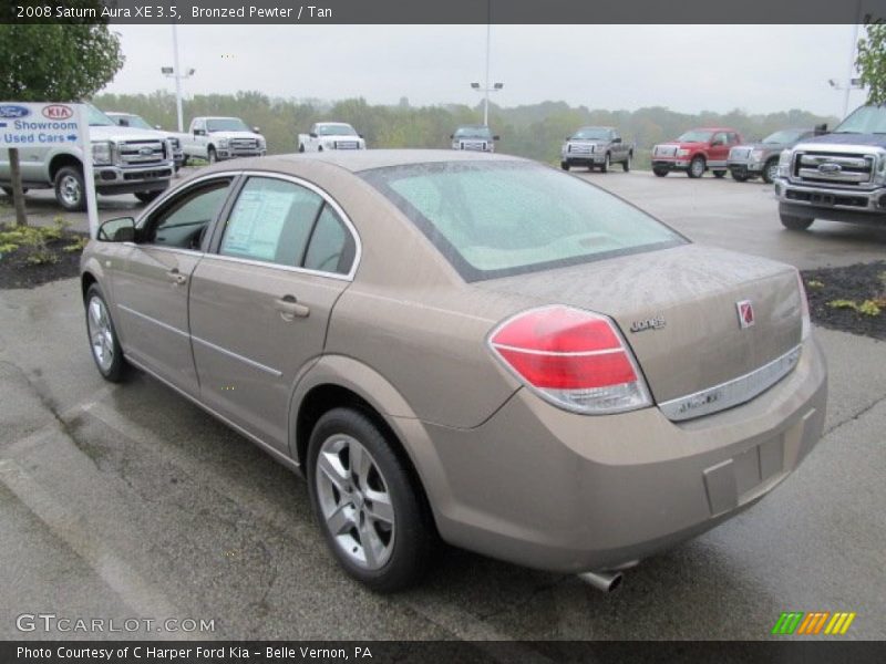 Bronzed Pewter / Tan 2008 Saturn Aura XE 3.5