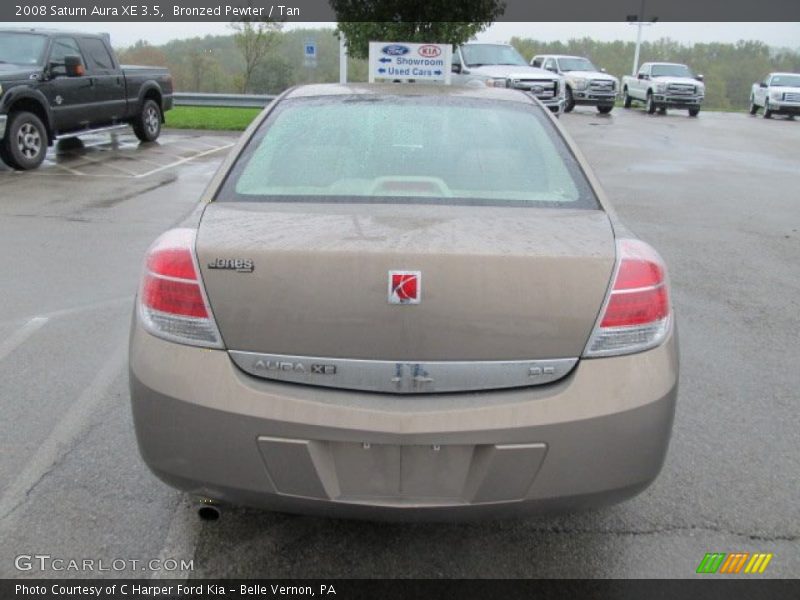 Bronzed Pewter / Tan 2008 Saturn Aura XE 3.5