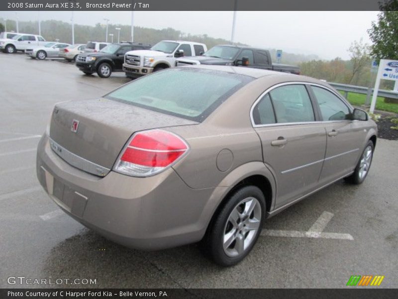 Bronzed Pewter / Tan 2008 Saturn Aura XE 3.5