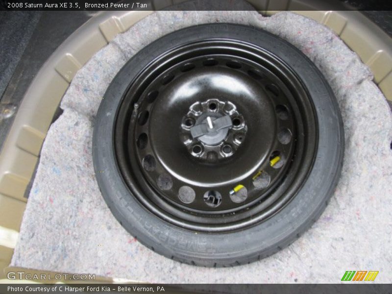 Bronzed Pewter / Tan 2008 Saturn Aura XE 3.5