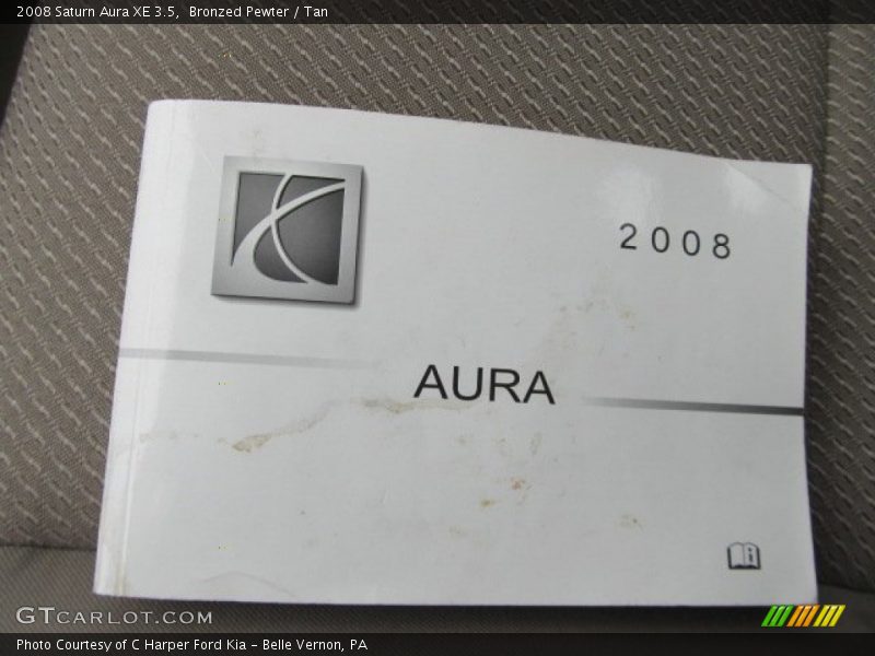 Bronzed Pewter / Tan 2008 Saturn Aura XE 3.5