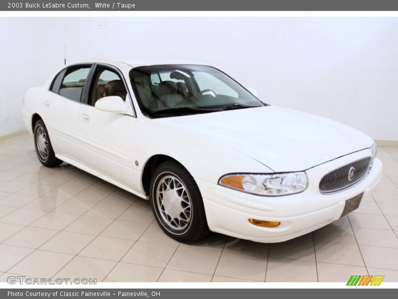 White / Taupe 2003 Buick LeSabre Custom