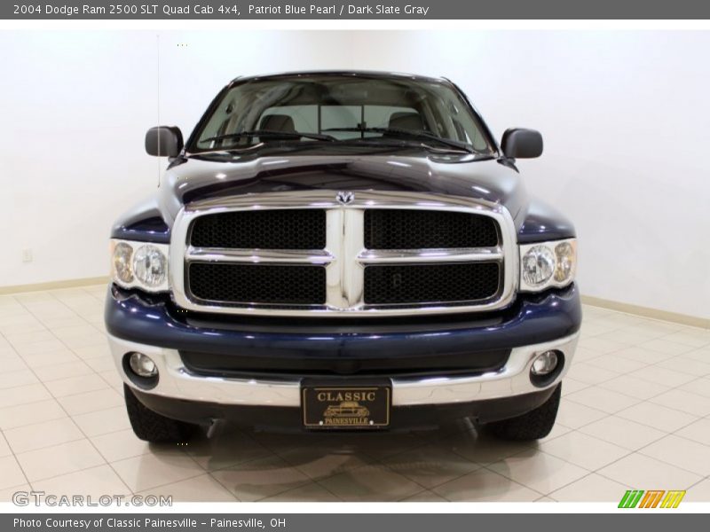 Patriot Blue Pearl / Dark Slate Gray 2004 Dodge Ram 2500 SLT Quad Cab 4x4