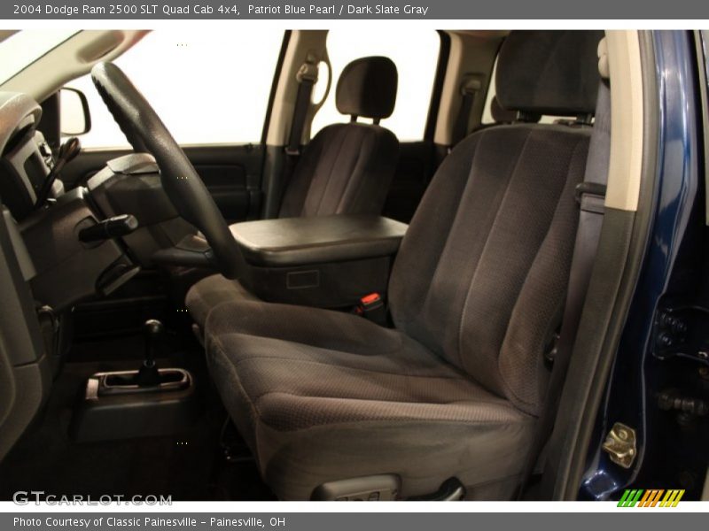 Patriot Blue Pearl / Dark Slate Gray 2004 Dodge Ram 2500 SLT Quad Cab 4x4