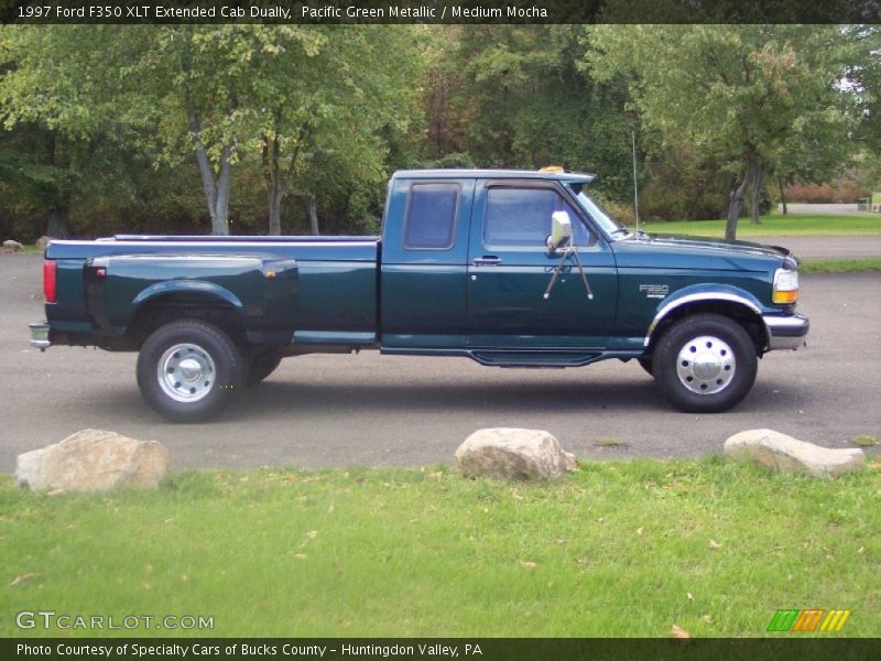  1997 F350 XLT Extended Cab Dually Pacific Green Metallic