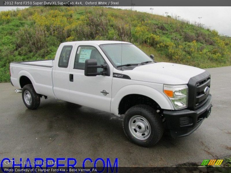 Oxford White / Steel 2012 Ford F350 Super Duty XL SuperCab 4x4