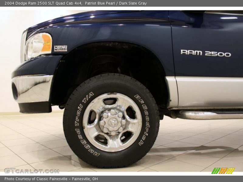 Patriot Blue Pearl / Dark Slate Gray 2004 Dodge Ram 2500 SLT Quad Cab 4x4