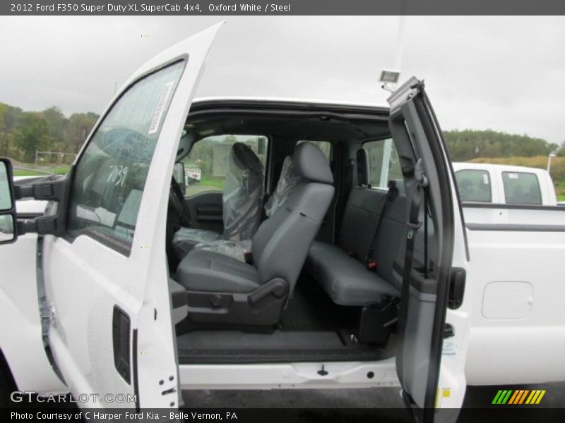  2012 F350 Super Duty XL SuperCab 4x4 Steel Interior