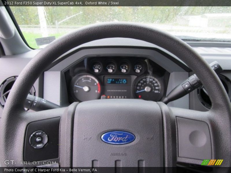 Oxford White / Steel 2012 Ford F350 Super Duty XL SuperCab 4x4