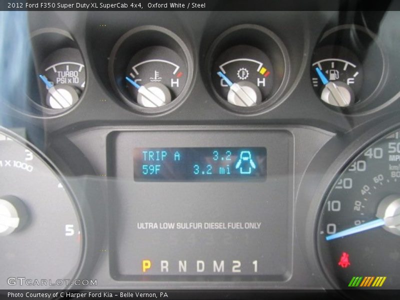 Oxford White / Steel 2012 Ford F350 Super Duty XL SuperCab 4x4