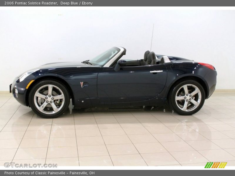 Deep Blue / Ebony 2006 Pontiac Solstice Roadster