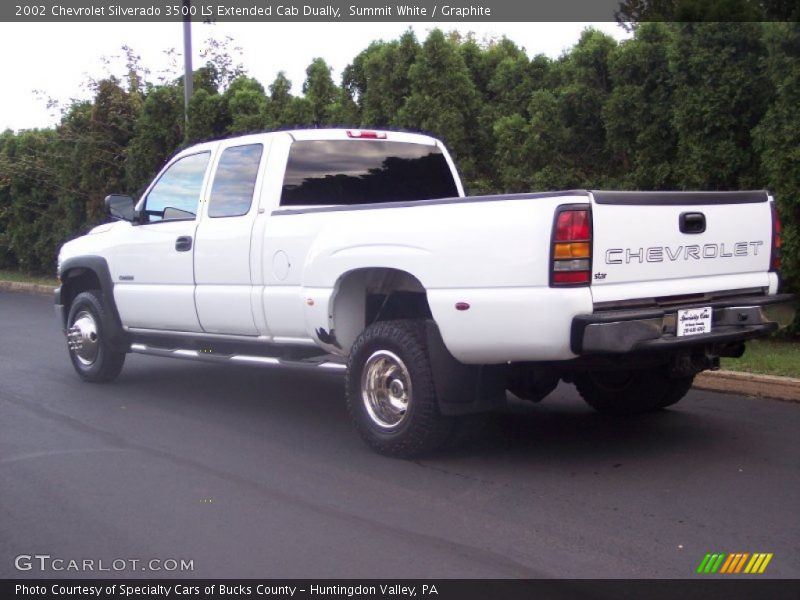  2002 Silverado 3500 LS Extended Cab Dually Summit White