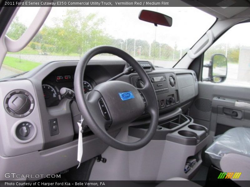 Dashboard of 2011 E Series Cutaway E350 Commercial Utility Truck
