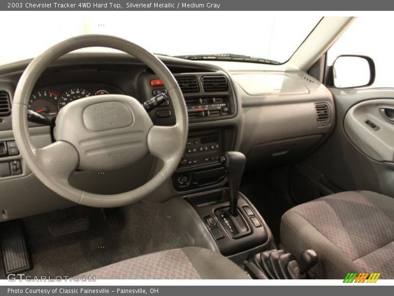 Dashboard of 2003 Tracker 4WD Hard Top