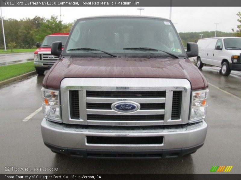 Royal Red Metallic / Medium Flint 2011 Ford E Series Van E250 Commercial