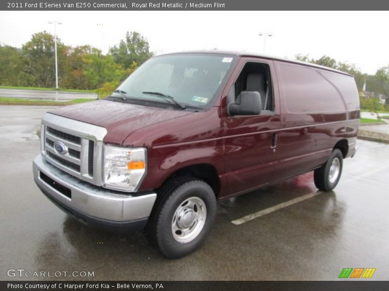 Royal Red Metallic / Medium Flint 2011 Ford E Series Van E250 Commercial