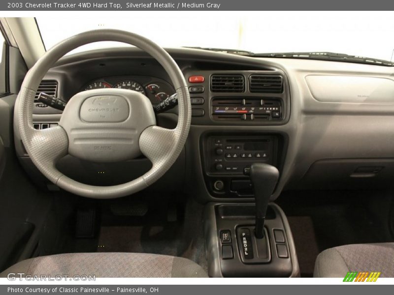 Dashboard of 2003 Tracker 4WD Hard Top