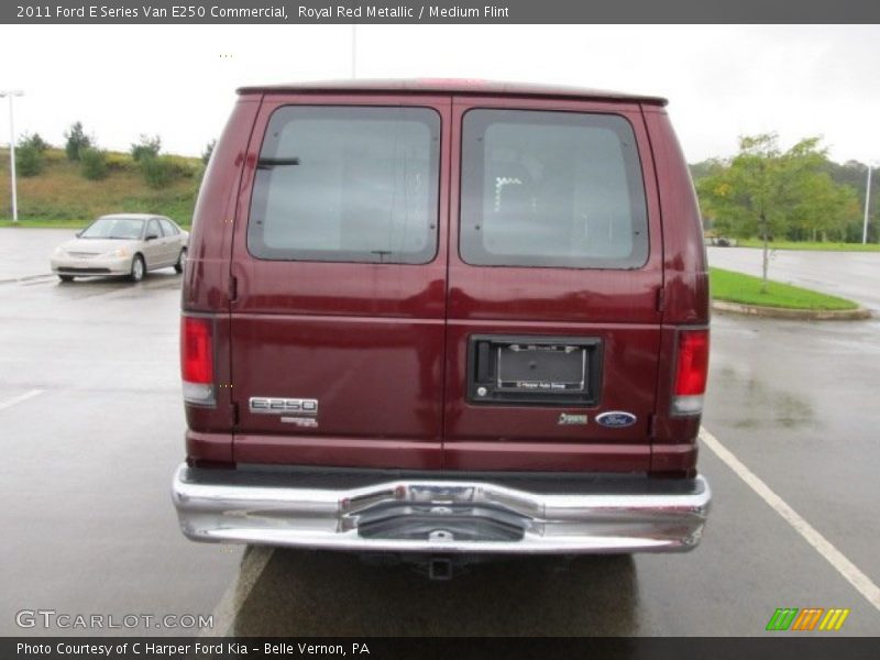 Royal Red Metallic / Medium Flint 2011 Ford E Series Van E250 Commercial