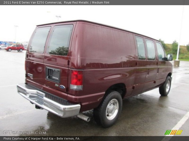 Royal Red Metallic / Medium Flint 2011 Ford E Series Van E250 Commercial