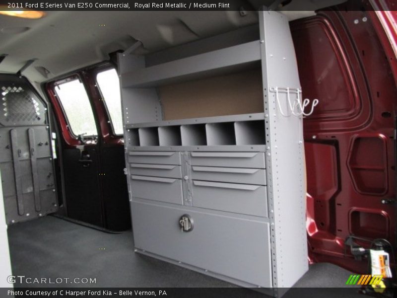Royal Red Metallic / Medium Flint 2011 Ford E Series Van E250 Commercial