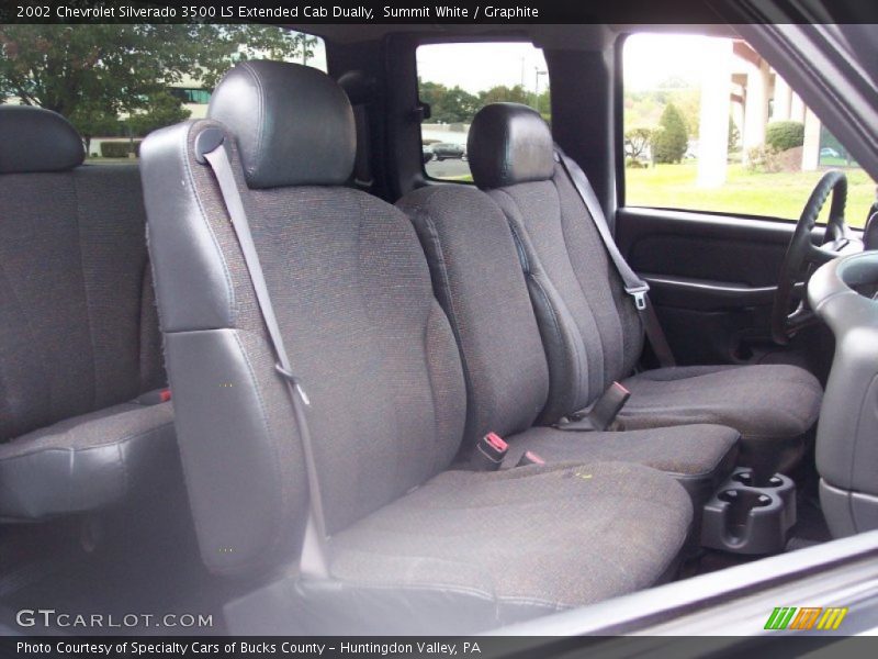  2002 Silverado 3500 LS Extended Cab Dually Graphite Interior
