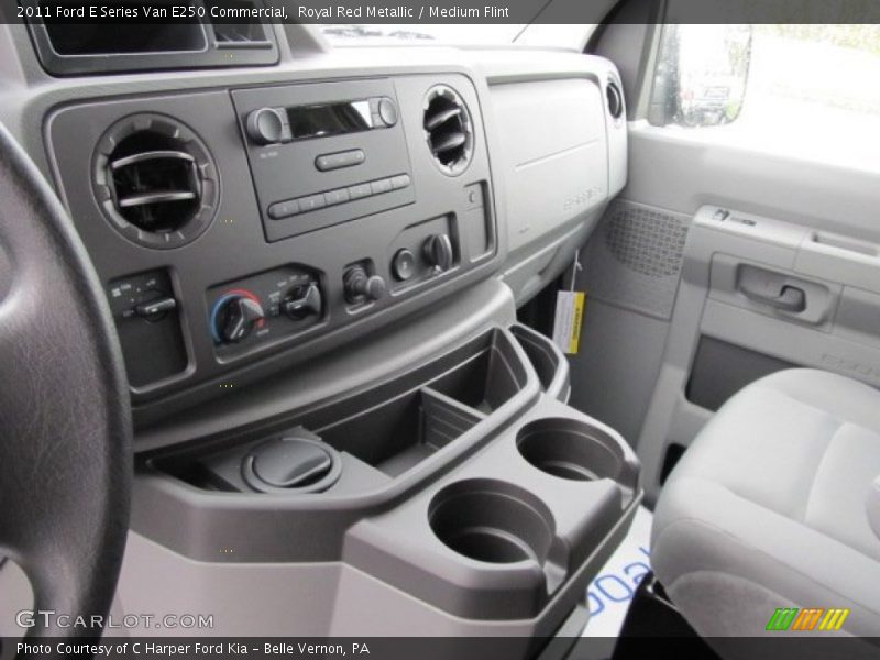 Royal Red Metallic / Medium Flint 2011 Ford E Series Van E250 Commercial