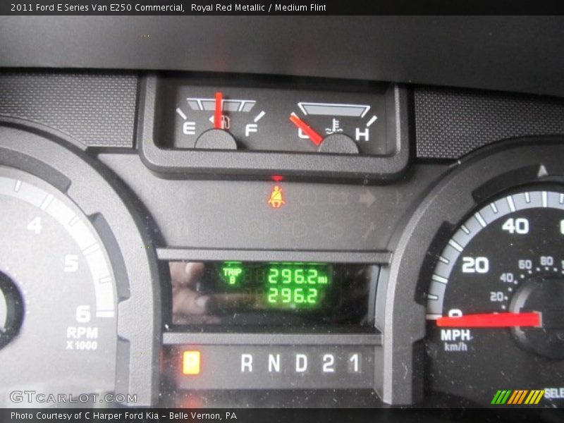 Royal Red Metallic / Medium Flint 2011 Ford E Series Van E250 Commercial