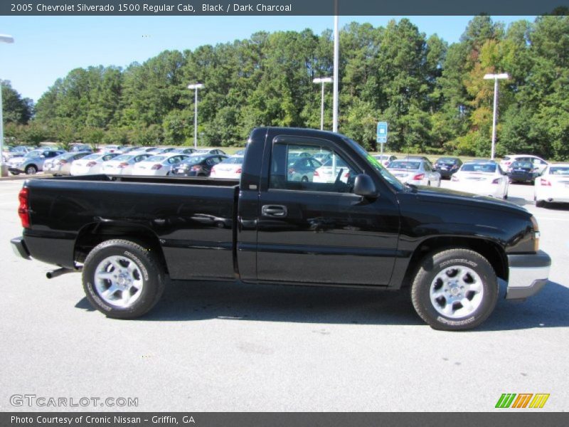 Black / Dark Charcoal 2005 Chevrolet Silverado 1500 Regular Cab