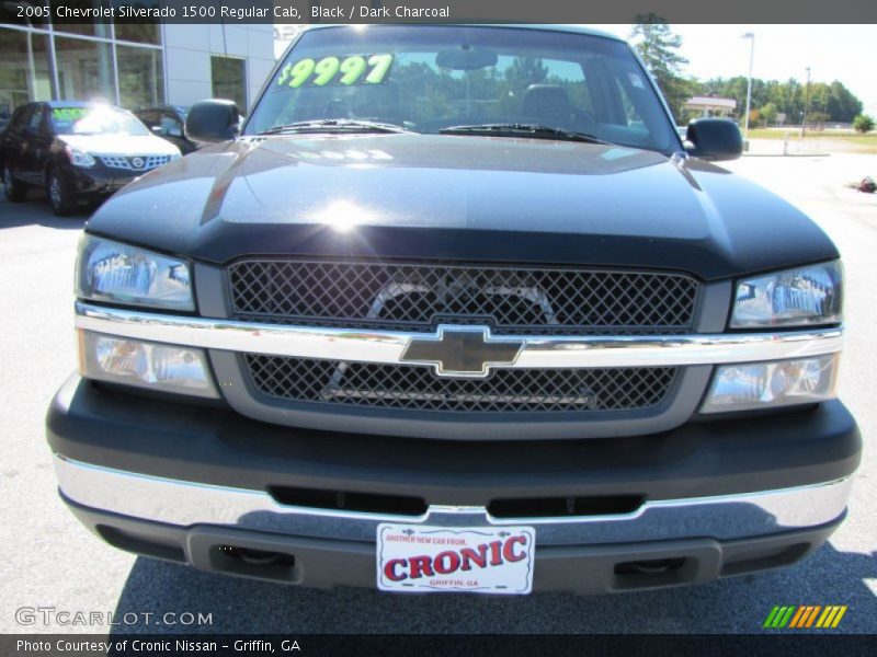 Black / Dark Charcoal 2005 Chevrolet Silverado 1500 Regular Cab