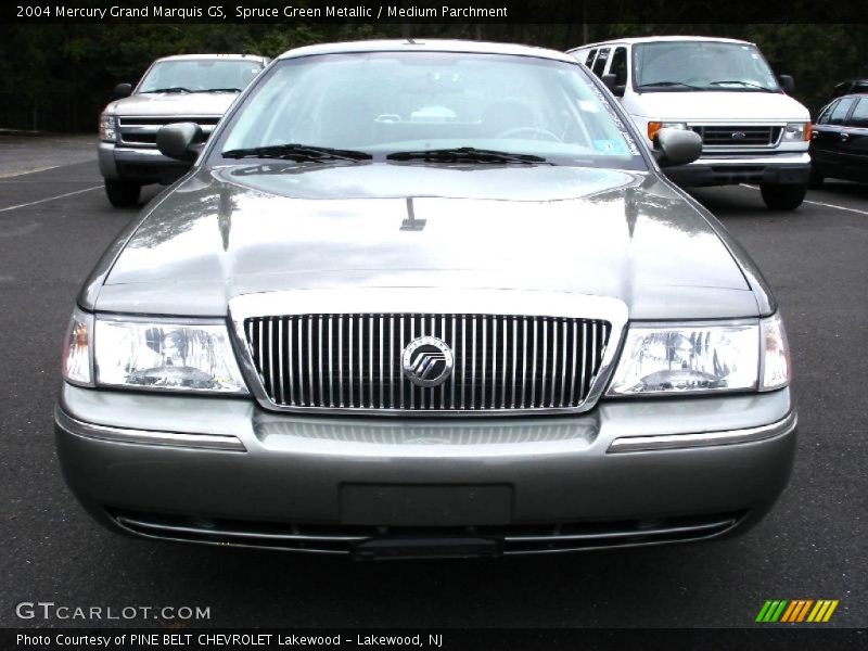 Spruce Green Metallic / Medium Parchment 2004 Mercury Grand Marquis GS