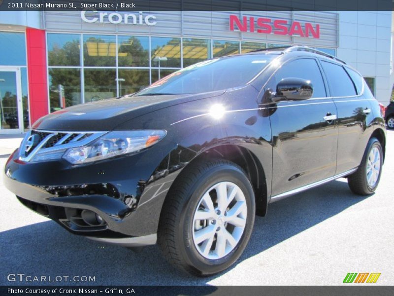 Super Black / Black 2011 Nissan Murano SL
