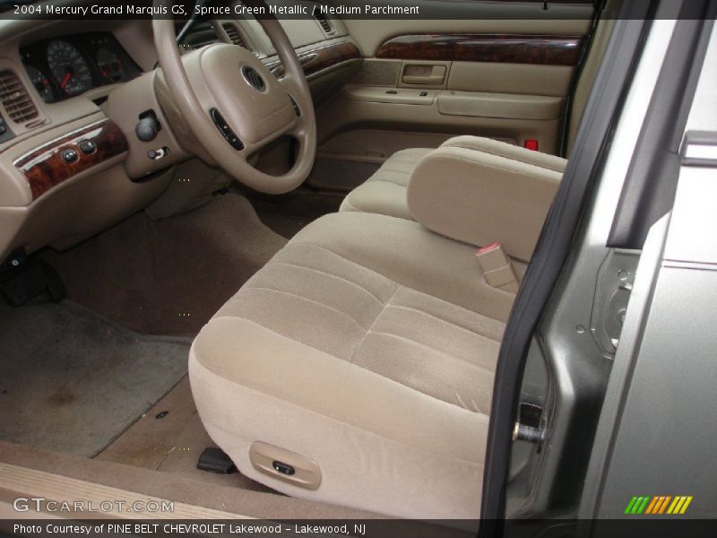 Spruce Green Metallic / Medium Parchment 2004 Mercury Grand Marquis GS