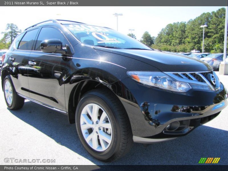 Super Black / Black 2011 Nissan Murano SL