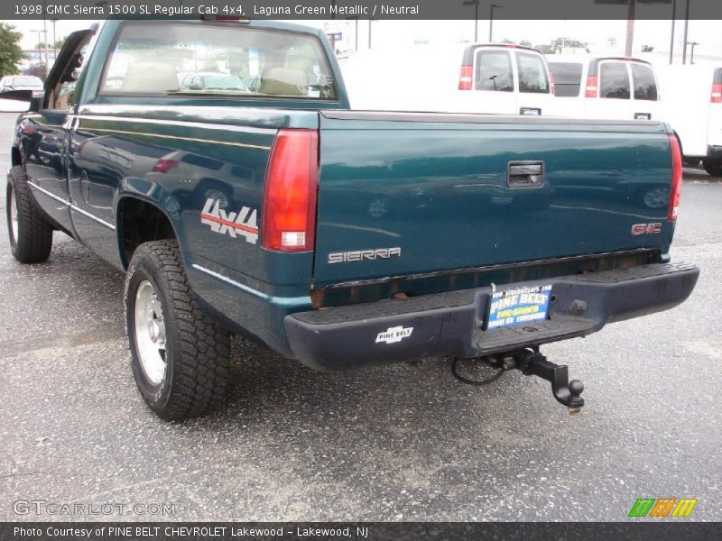 Laguna Green Metallic / Neutral 1998 GMC Sierra 1500 SL Regular Cab 4x4