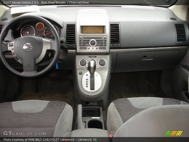 Blue Onyx Metallic / Charcoal/Steel 2007 Nissan Sentra 2.0 S