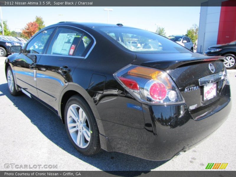 Super Black / Charcoal 2012 Nissan Altima 3.5 SR