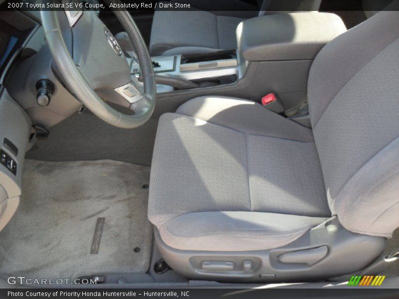 Absolutely Red / Dark Stone 2007 Toyota Solara SE V6 Coupe