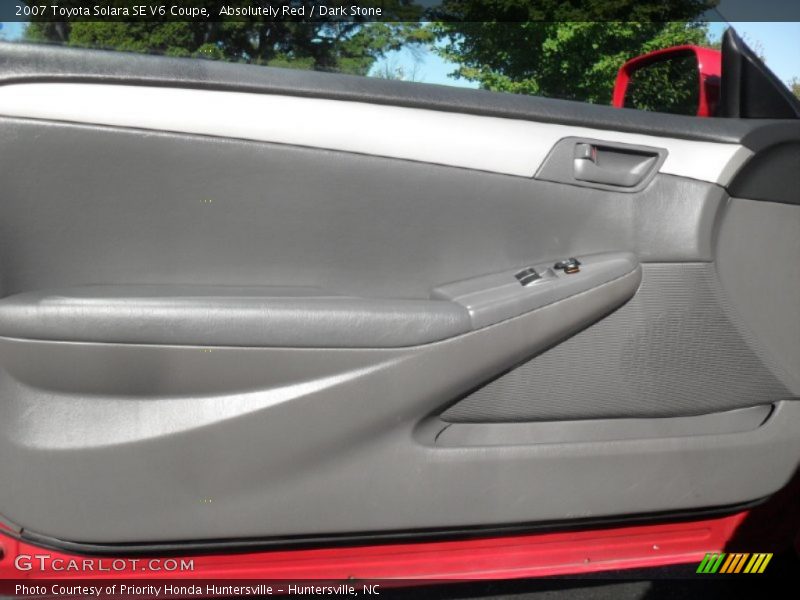 Absolutely Red / Dark Stone 2007 Toyota Solara SE V6 Coupe