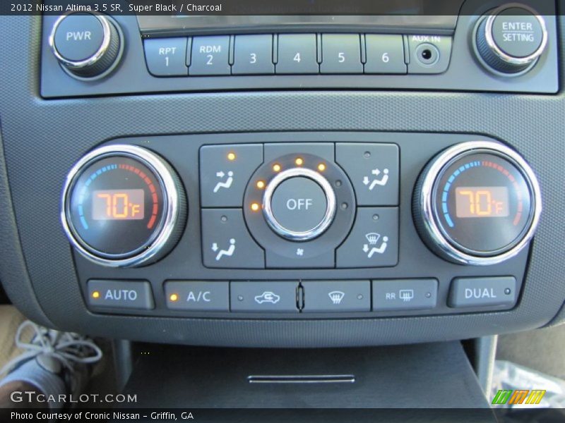 Super Black / Charcoal 2012 Nissan Altima 3.5 SR