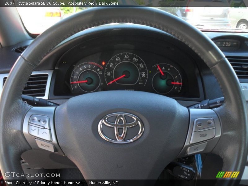 Absolutely Red / Dark Stone 2007 Toyota Solara SE V6 Coupe
