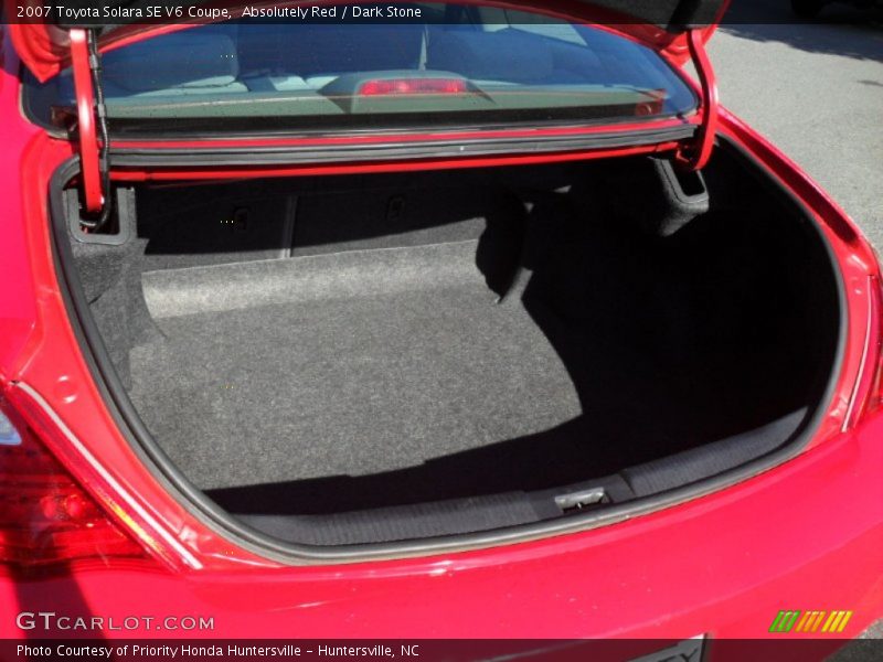 Absolutely Red / Dark Stone 2007 Toyota Solara SE V6 Coupe
