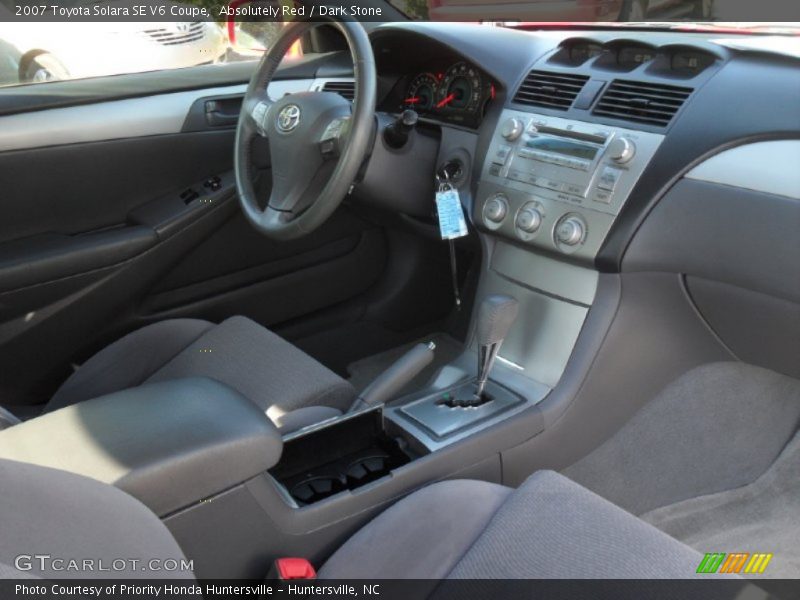 Absolutely Red / Dark Stone 2007 Toyota Solara SE V6 Coupe