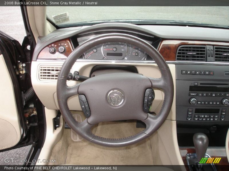 Stone Gray Metallic / Neutral 2008 Buick LaCrosse CXL