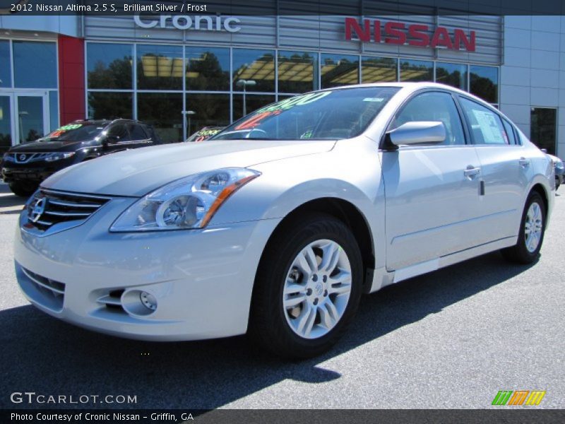 Brilliant Silver / Frost 2012 Nissan Altima 2.5 S
