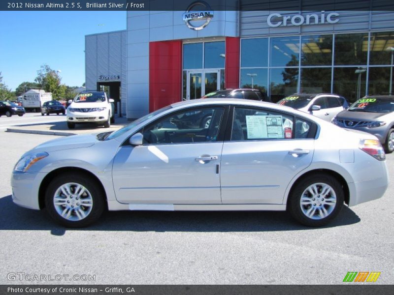 Brilliant Silver / Frost 2012 Nissan Altima 2.5 S